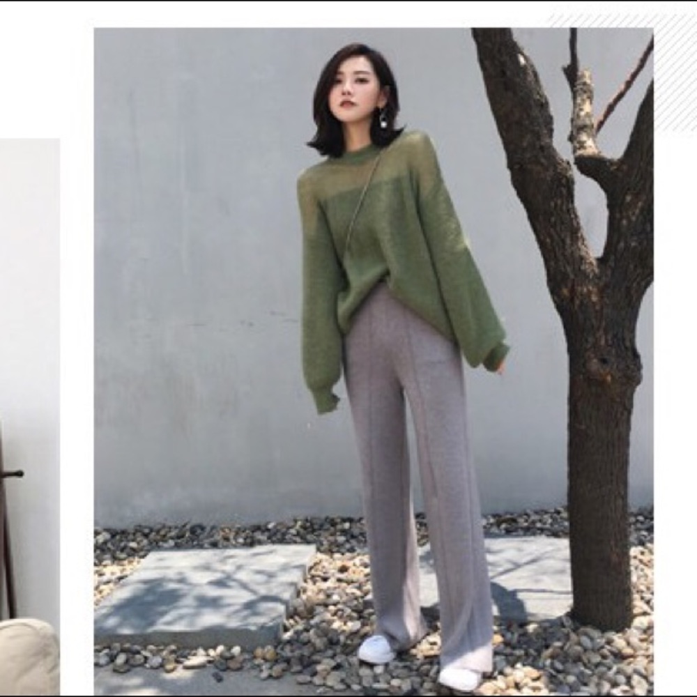 Green sweater
